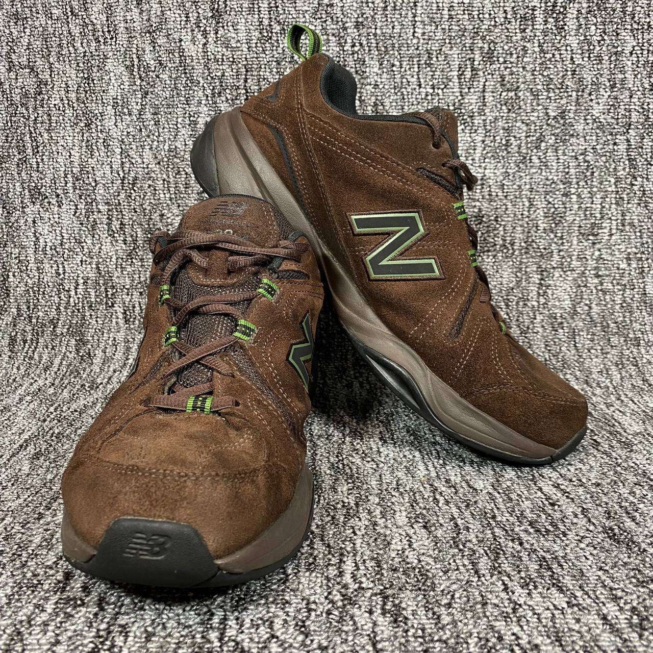 New Balance 608v4 Sneakers Mens 10.5 Brown Suede Green Beef Broccoli Trainers